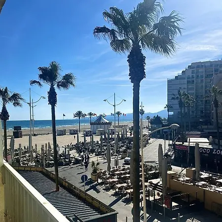 Appartement 20 Mts Plage, Pl Mediterranee, Vue Mer Parking Canet-en-Roussillon Exterior photo