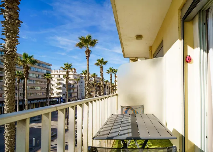 Appartement 20 Mts Plage, Pl Mediterranee, Vue Mer Parking