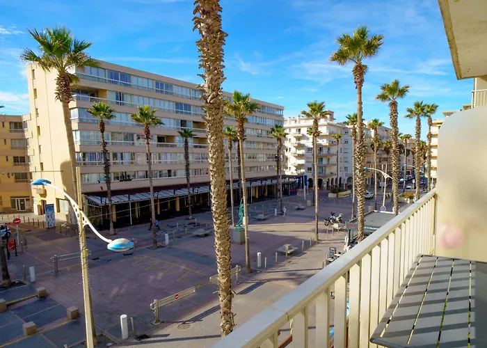 Appartement 20 Mts Plage, Pl Mediterranee, Vue Mer Parking