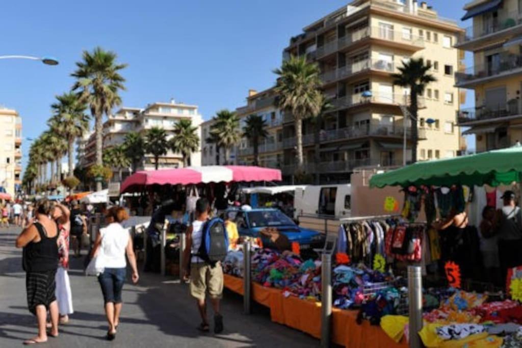 20 Mts Plage, Pl Mediterranee, Vue Parking Canet-en-Roussillon